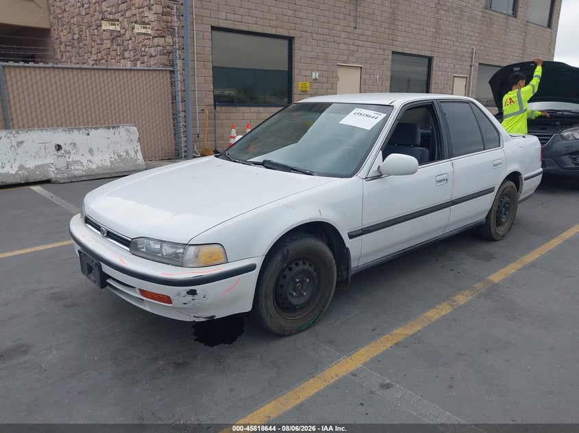 1992 Honda Accord, Викрадення, IAAI, VIN JHMCB7652NC035095 — фото 2