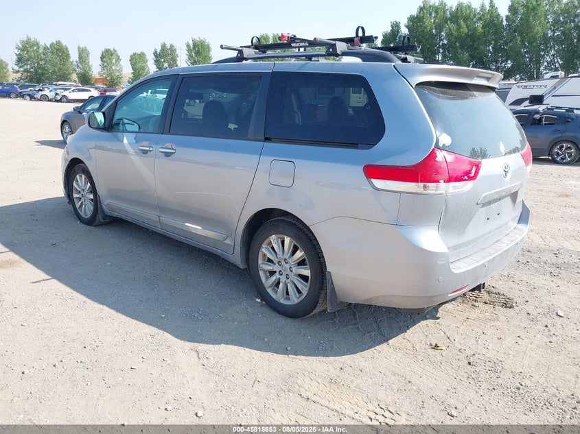 Vin: 5tddk3dc2ds056820, lot: 46317534, toyota sienna xle 7 passenger 20133