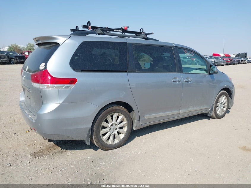 Vin: 5tddk3dc2ds056820, lot: 46317534, toyota sienna xle 7 passenger 20134