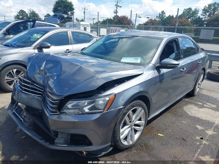 Vin: 1vwla7a34kc008015, lot: 46317541, volkswagen passat 2.0t wolfsburg edition 20192