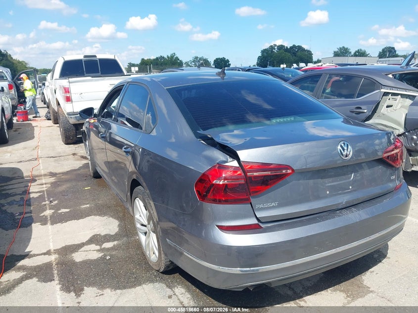 Vin: 1vwla7a34kc008015, lot: 46317541, volkswagen passat 2.0t wolfsburg edition 20193