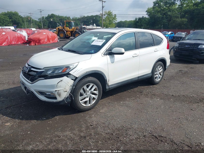 2015 Honda CR-V, Левый бок, IAAI, VIN 5J6RM4H56FL088699 — фото 2