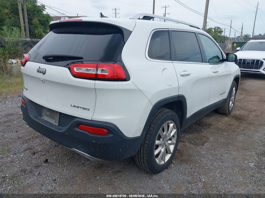 Vin: 1c4pjmds5fw716560, lot: 46317581, jeep cherokee limited 20154