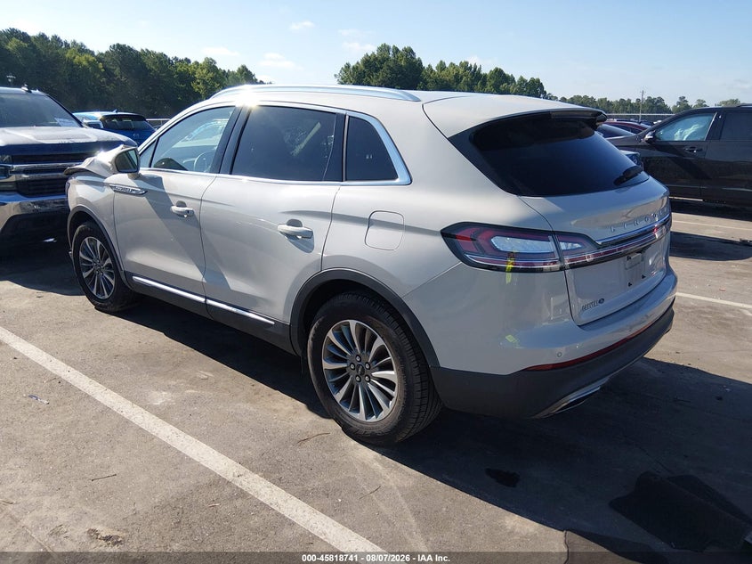 Vin: 2lmpj6j92nbl07543, lot: 46317622, lincoln nautilus standard 20223
