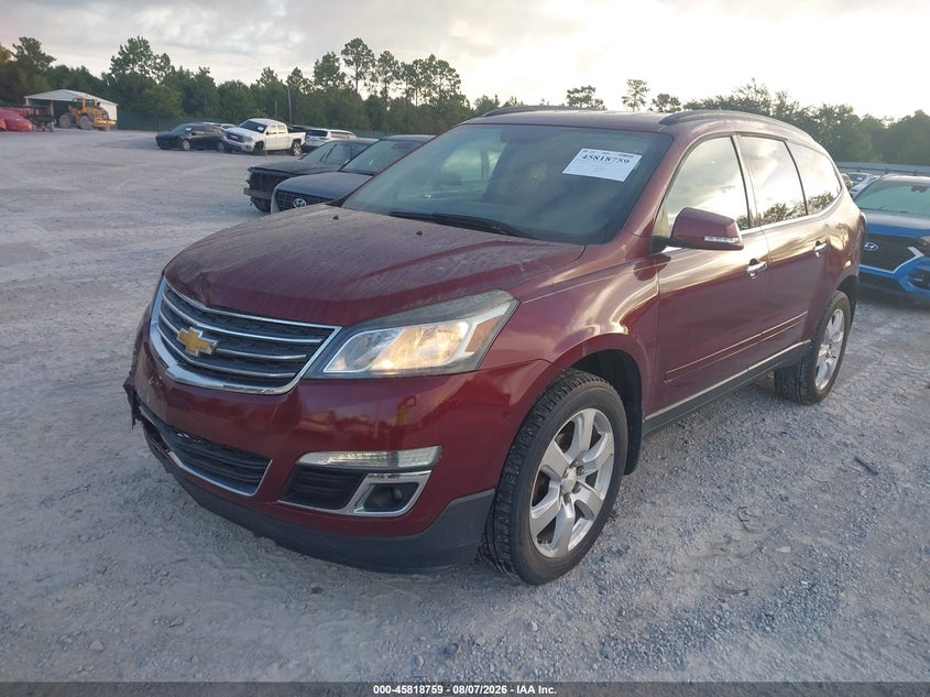 Vin: 1gnkvgkd0hj104732, lot: 46317640, chevrolet traverse lt 20172
