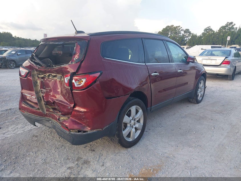 Vin: 1gnkvgkd0hj104732, lot: 46317640, chevrolet traverse lt 20174