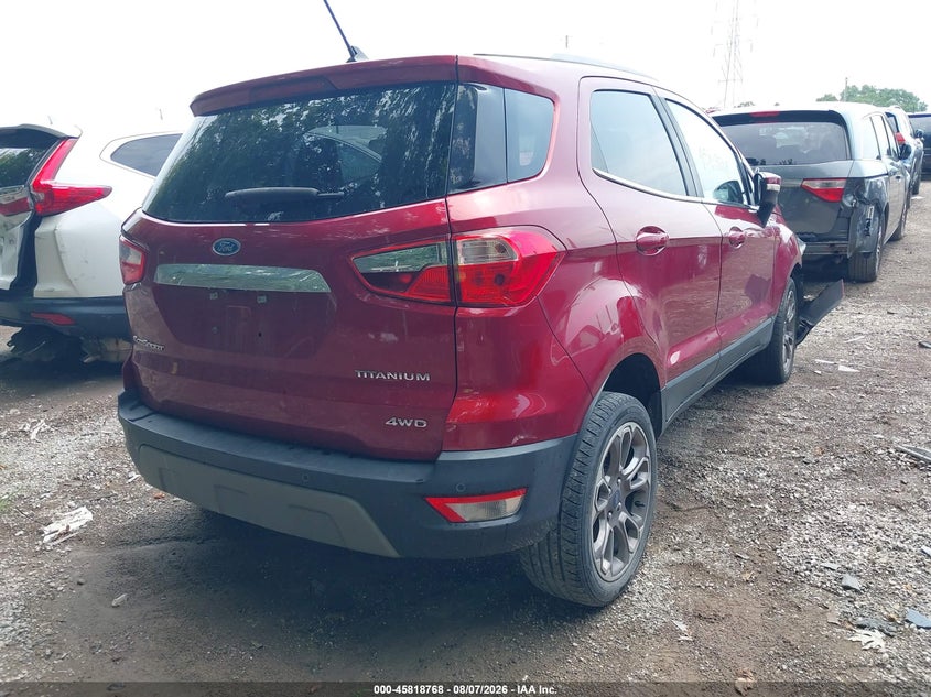 Vin: maj6s3kl2kc310364, lot: 46317649, ford ecosport titanium 20194
