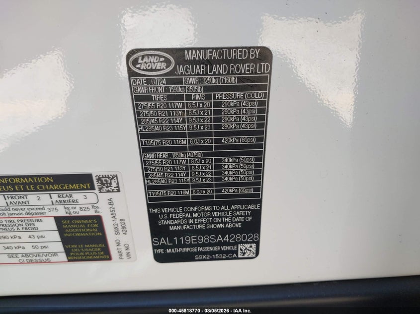 LAND ROVER RANGE ROVER SPORT - zdjęcie 9