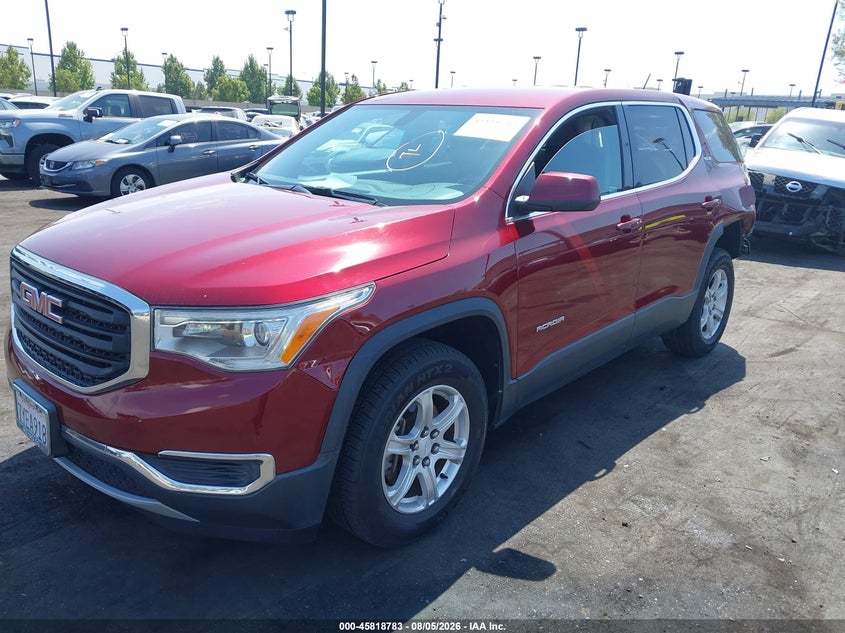 Vin: 1gkknkla6hz261672, lot: 46317664, gmc acadia sle-1 20172