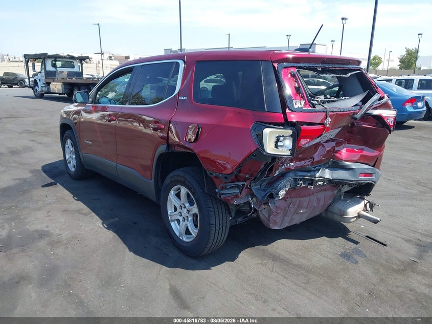 Vin: 1gkknkla6hz261672, lot: 46317664, gmc acadia sle-1 20173