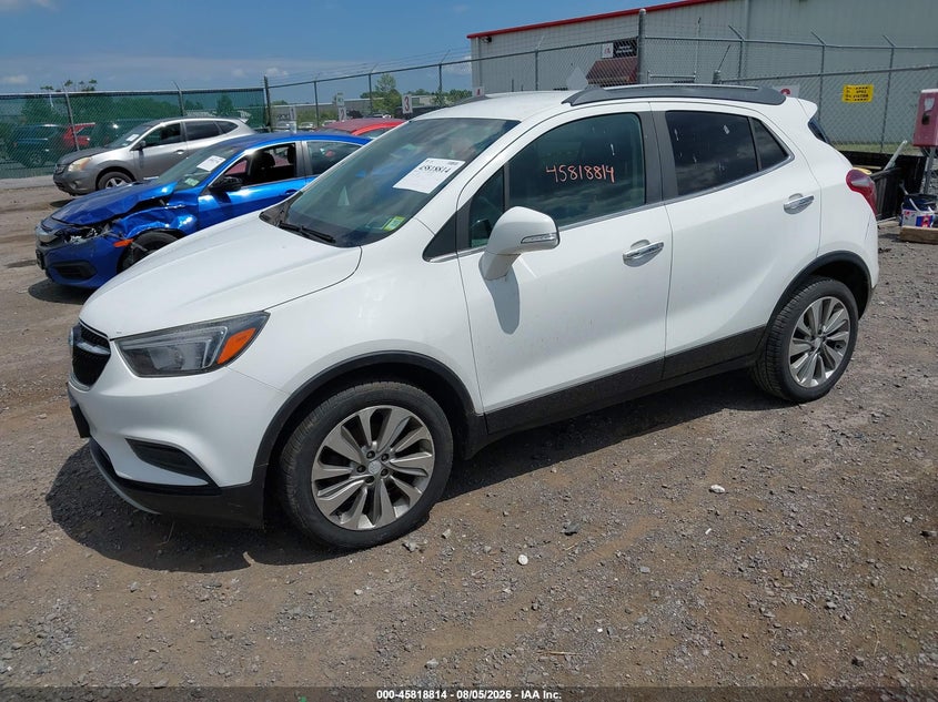 Vin: kl4cjasb2hb042338, lot: 46317695, buick encore preferred 20172