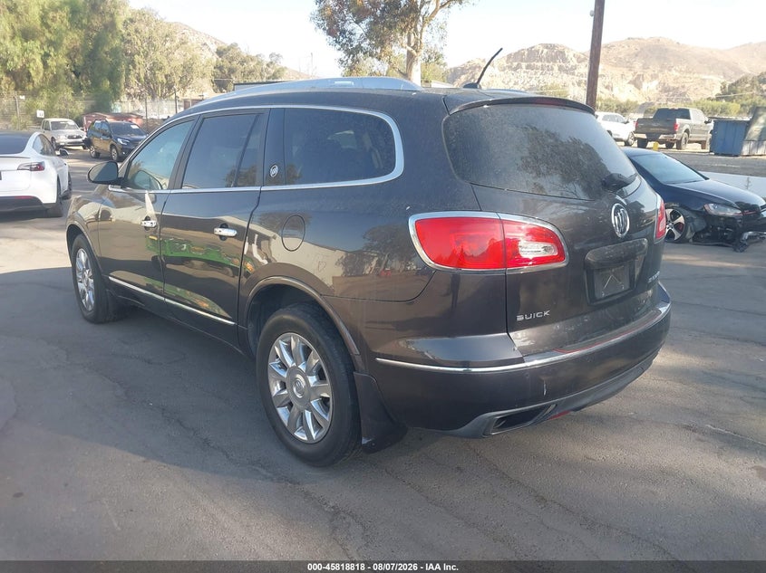Vin: 5gakrbkd1ej344322, lot: 46317699, buick enclave leather 20143