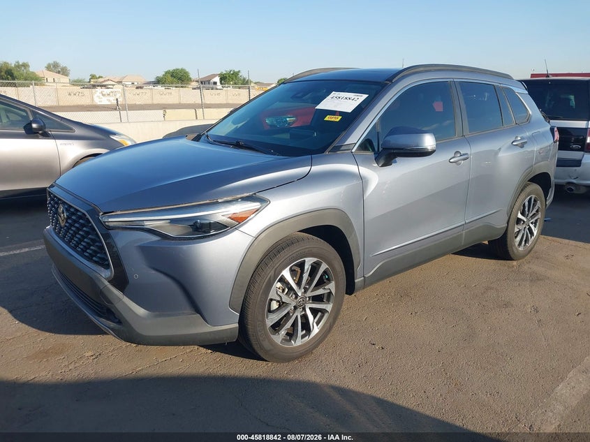2022 Toyota Corolla Cross, Right Rear, IAAI, VIN 7MUDAAAG8NV010835 — photo 2