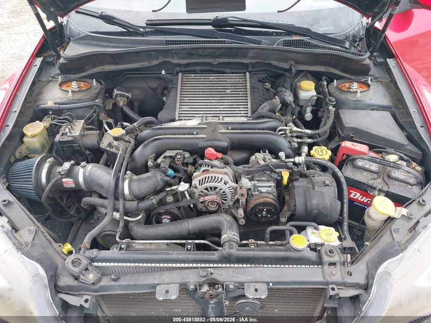 2011 SUBARU IMPREZA HATCHBACK 2.5L H-4 DOHC, VVT, TURBO, 265HP