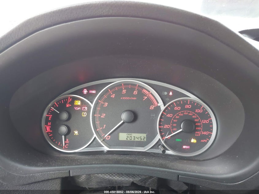 2011 SUBARU IMPREZA auction photo 7