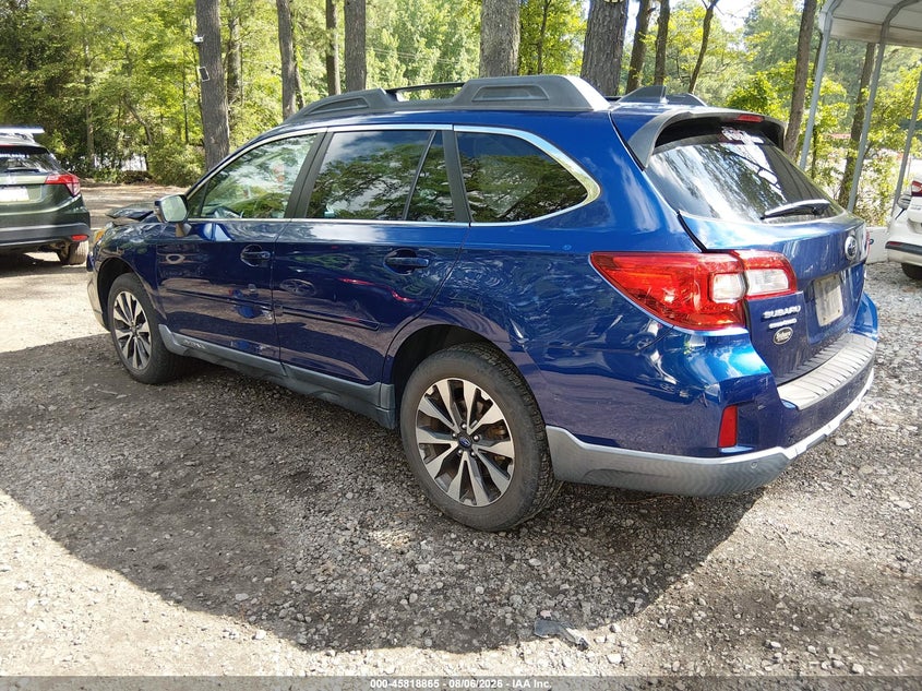 Vin: 4s4bsancxh3257765, lot: 46317746, subaru outback 2.5i limited 20173