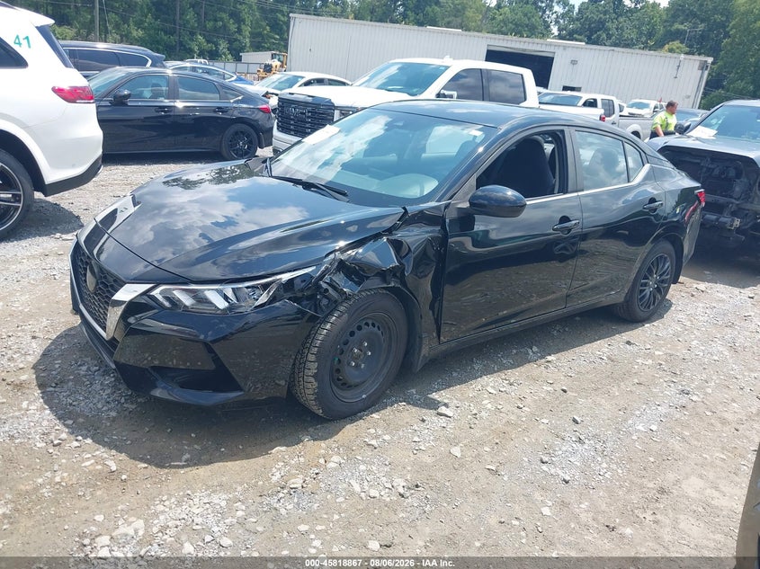 Vin: 3n1ab8bv3ny203941, lot: 46317748, nissan sentra s xtronic cvt 20222