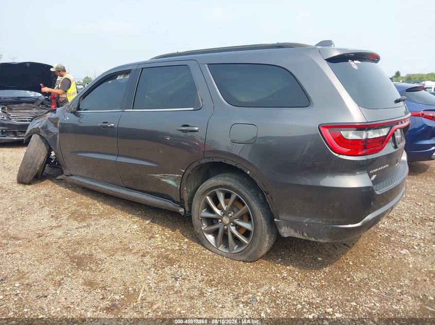 Vin: 1c4rdjdg6jc408897, lot: 46317749, dodge durango gt awd 20183