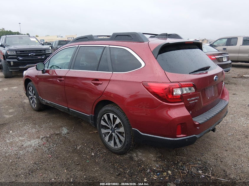 Vin: 4s4bsanc0h3434582, lot: 46317764, subaru outback 2.5i limited 20173