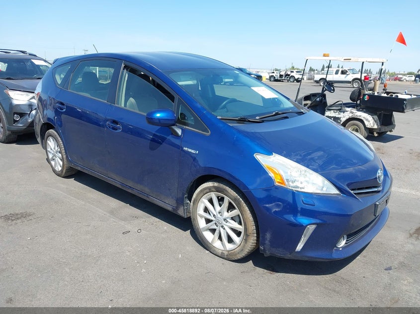 Vin: jtdzn3eu8e3331677, lot: 46317773, toyota prius v five 2014 img_1