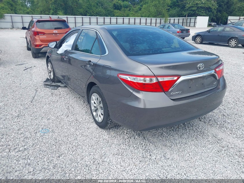 Vin: 4t1bf1fk5fu905207, lot: 46317797, toyota camry le 20153
