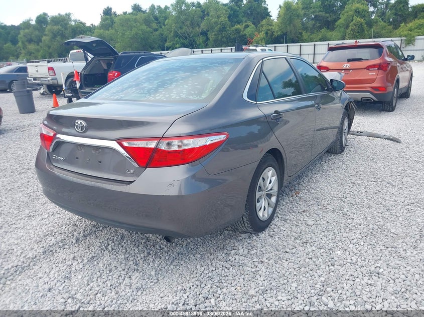 Vin: 4t1bf1fk5fu905207, lot: 46317797, toyota camry le 20154