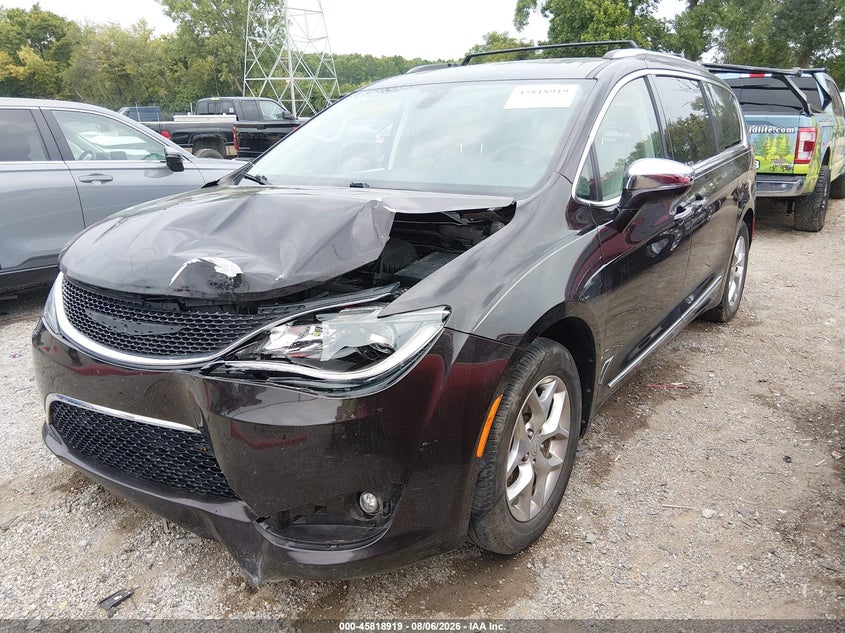 Vin: 2c4rc1gg6hr525525, lot: 46317800, chrysler pacifica limited 20172
