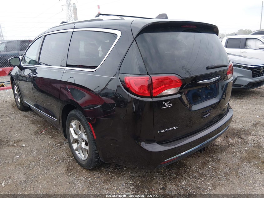 Vin: 2c4rc1gg6hr525525, lot: 46317800, chrysler pacifica limited 20173