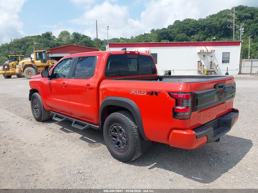 Vin: 1n6ed1ek7sn626710, lot: 46317823, nissan frontier pro-4x 4x4 20253