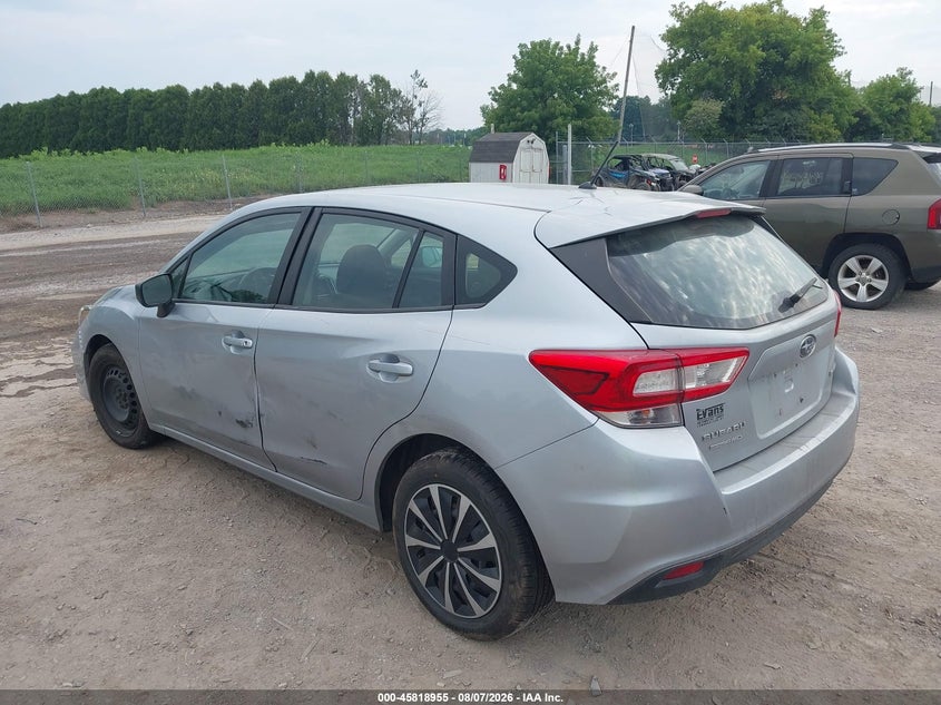 Vin: 4s3gtaa63j3749423, lot: 46317836, subaru impreza 2.0i 20183