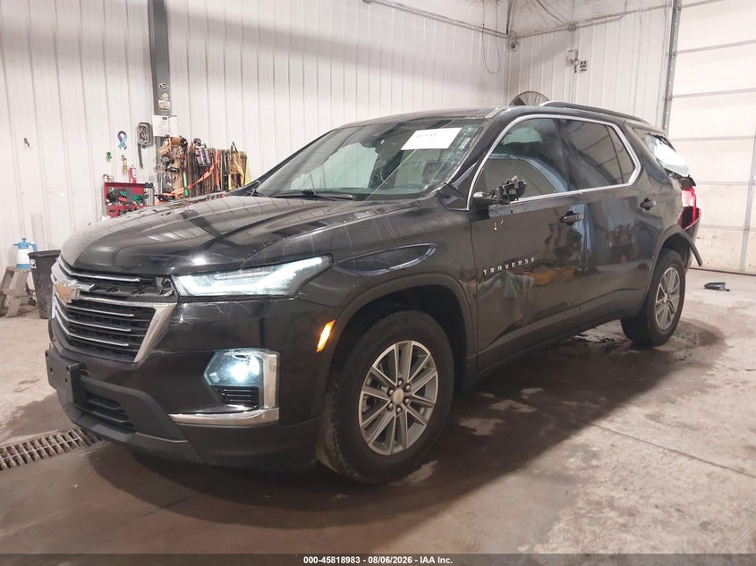 Vin: 1gnevgkw8pj100232, lot: 46317864, chevrolet traverse awd lt cloth 20232