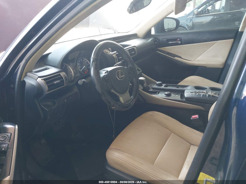 LEXUS IS 250 2014 VIN JTHBF1D2XE5008219