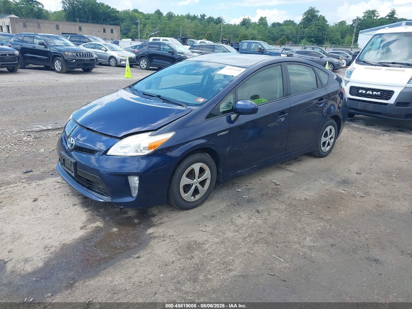 Vin: jtdkn3du2e0383584, lot: 46317889, toyota prius two 20142