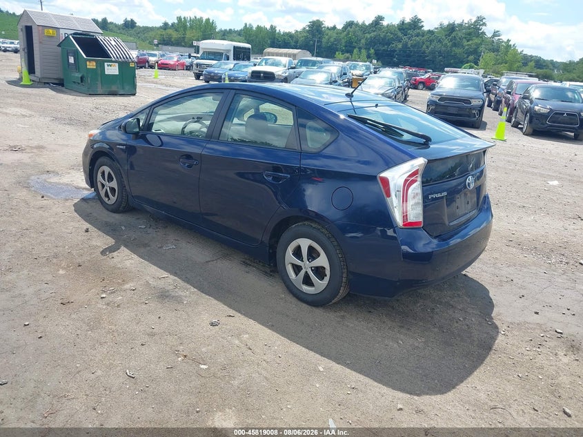 Vin: jtdkn3du2e0383584, lot: 46317889, toyota prius two 20143