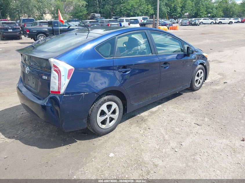 Vin: jtdkn3du2e0383584, lot: 46317889, toyota prius two 20144