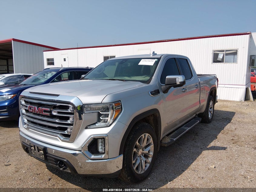 Vin: 1gtr9ded6kz195634, lot: 46317915, gmc sierra 1500 slt 20192