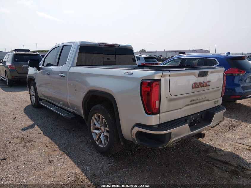 Vin: 1gtr9ded6kz195634, lot: 46317915, gmc sierra 1500 slt 20193