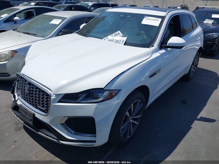 Vin: sadct2ex1ra730002, lot: 46317937, jaguar f-pace r-dynamic s p250 awd automatic 20242