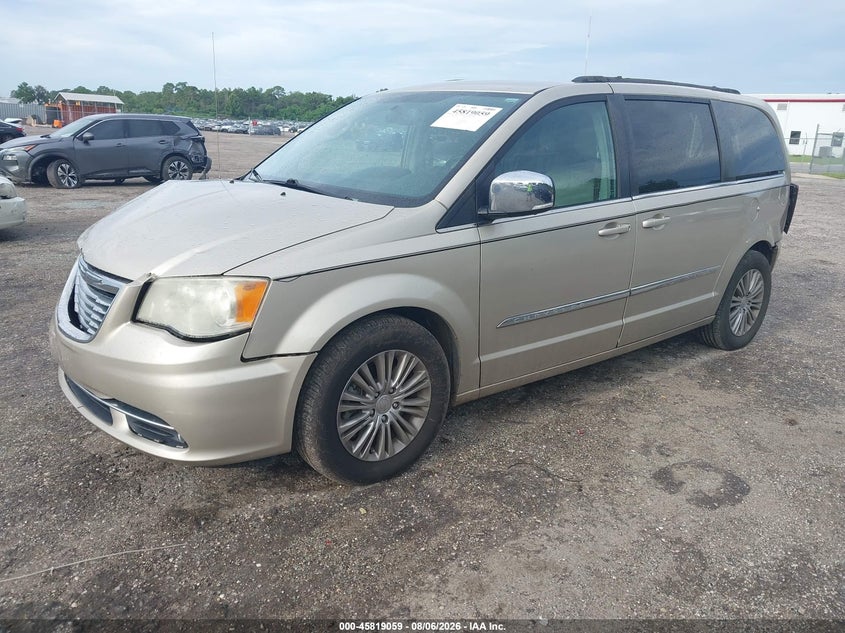Vin: 2c4rc1cg3dr651714, lot: 46317941, chrysler town & country touring-l 20132