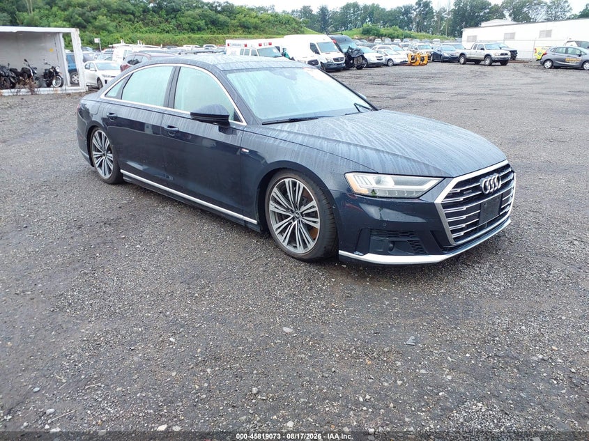 Vin: wau8eaf87mn012398, lot: 46317954, audi a8 l 60 tfsi quattro tiptronic 20211