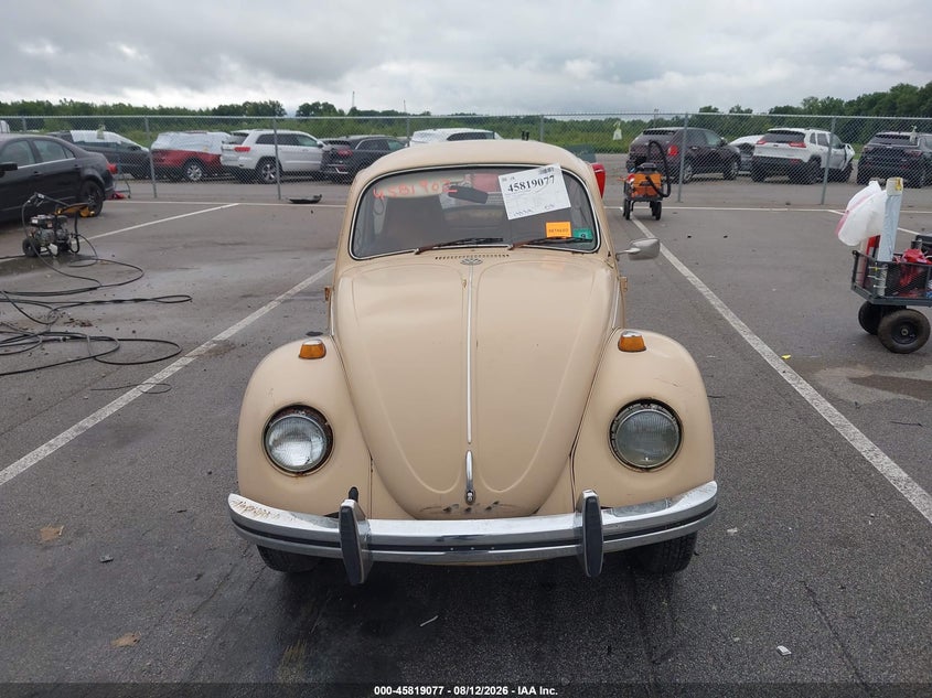 VOLKSWAGEN BUG 1968 VIN 00000000118805464