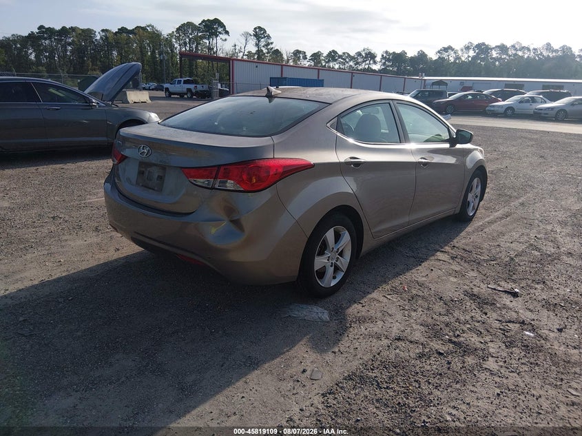 Vin: 5npdh4ae8dh344633, lot: 46317990, hyundai elantra gls 20134