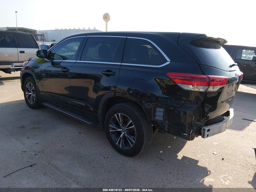 Vin: 5tdbzrfh1hs409021, lot: 46318014, toyota highlander le 20173