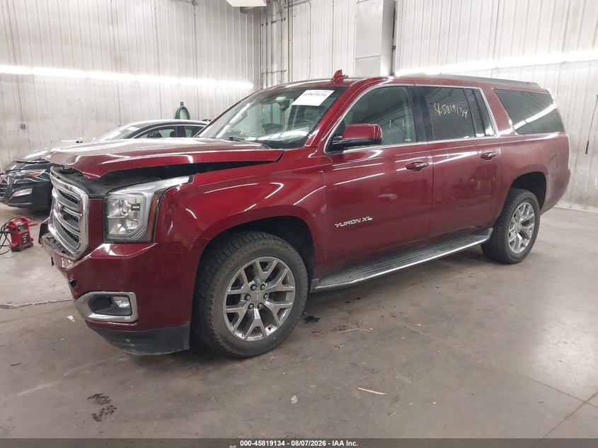 Vin: 1gks2gkc2gr366765, lot: 46318015, gmc yukon xl slt 20162