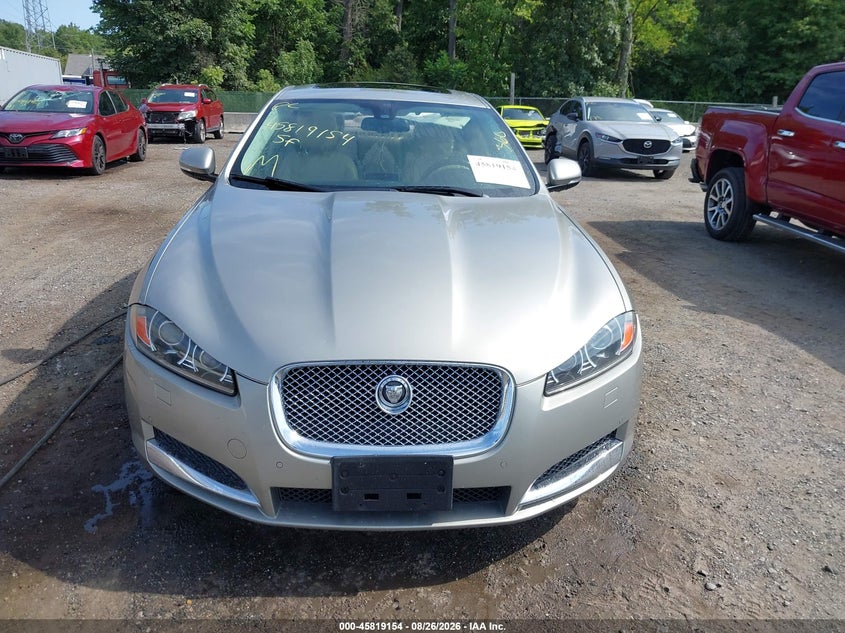 JAGUAR XF 2012 VIN SAJWA0FB1CLS41411