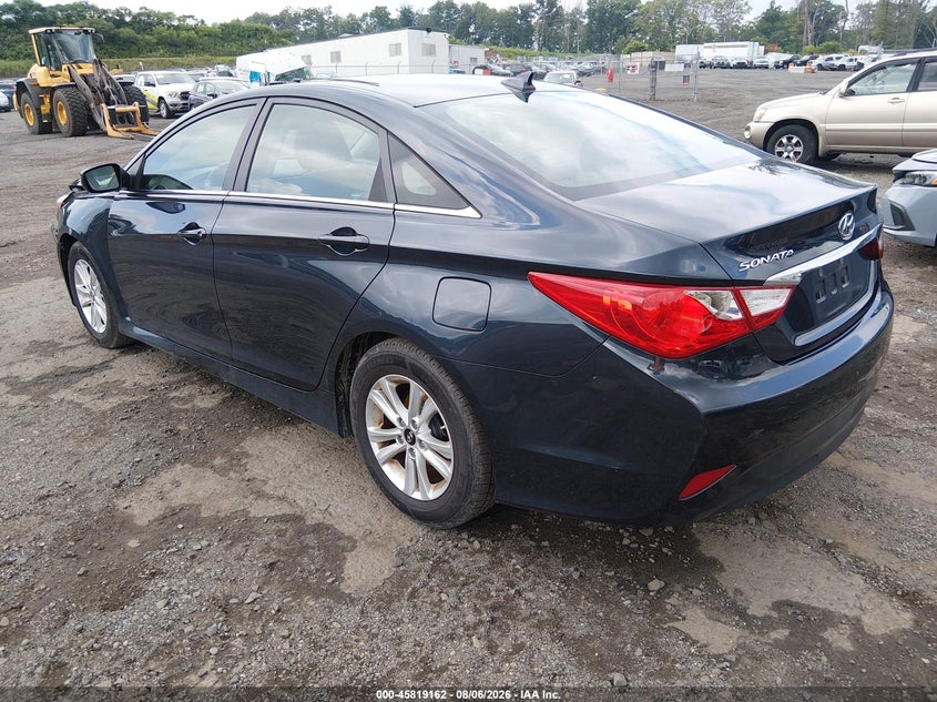 Vin: 5npeb4ac6eh847728, lot: 46318043, hyundai sonata gls 20143
