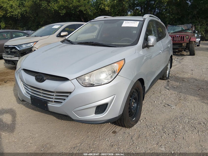Vin: km8jucac9bu264814, lot: 46318048, hyundai tucson gls 20112