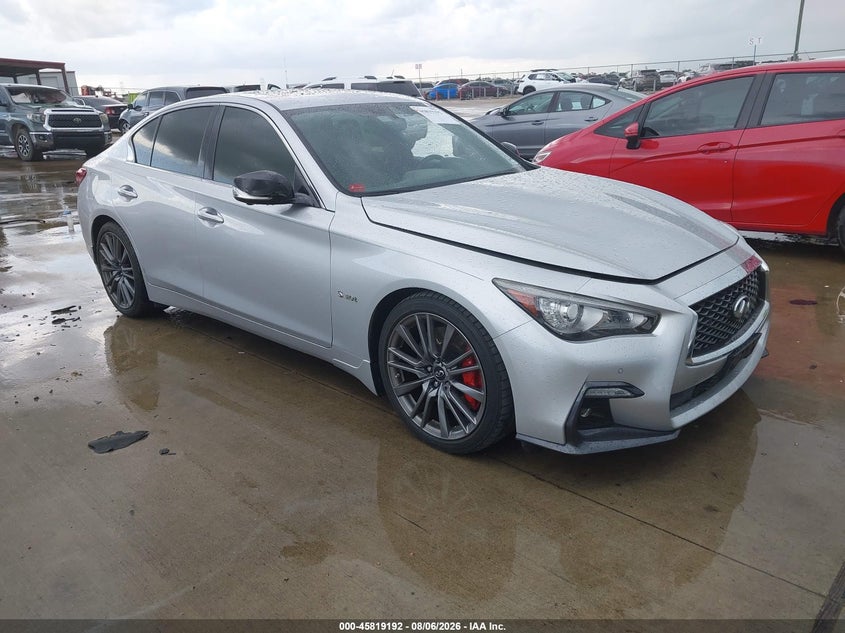 Vin: jn1fv7ap7jm460978, lot: 46318073, infiniti q50 3.0t red sport 400 2018 img_1