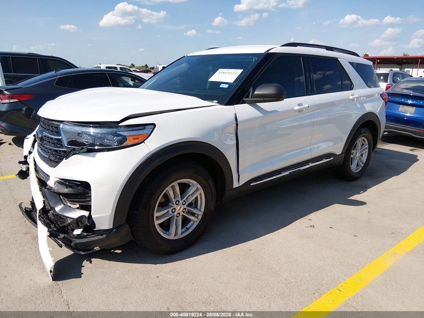 Vin: 1fmsk7dh3pgb93995, lot: 46318105, ford explorer xlt 20232