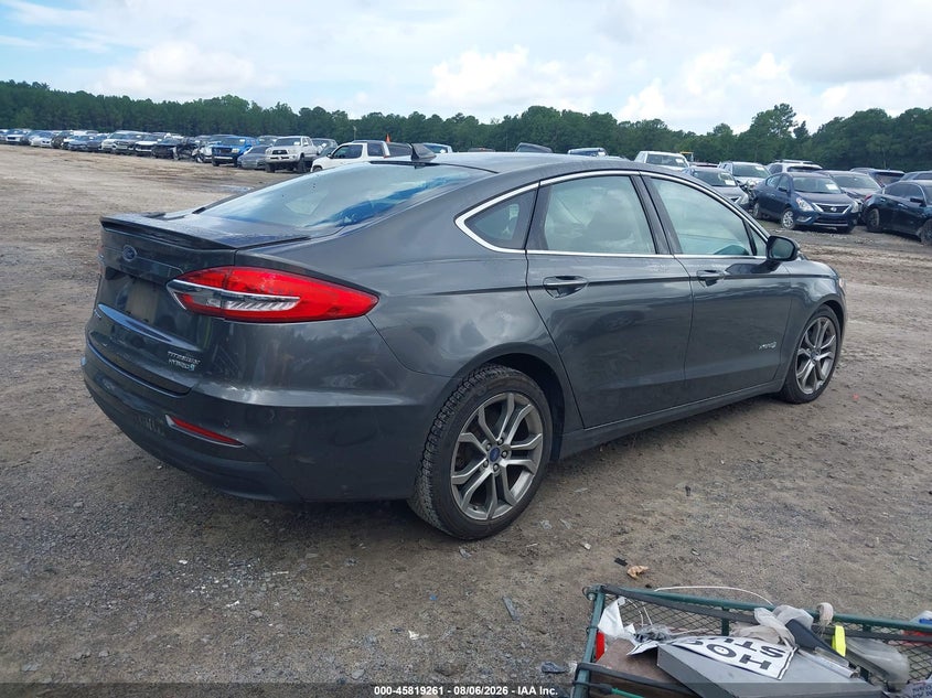 Vin: 3fa6p0ru3kr139091, lot: 46318141, ford fusion hybrid titanium 20194